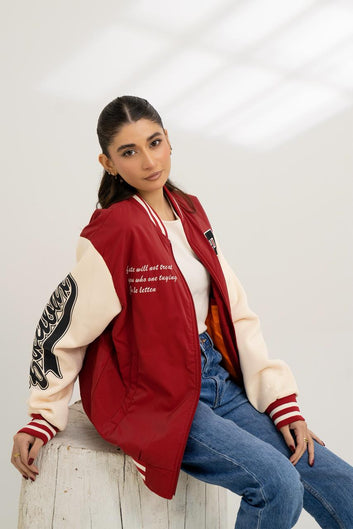 Red Varsity Jacket